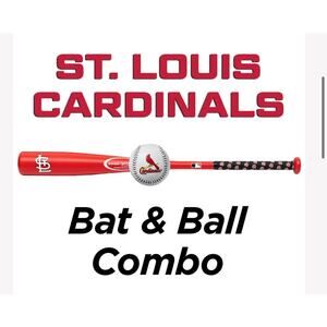 NEW SweetSpot Baseball St. Louis Cardinals-Official MLB 32" Bat/Spaseball Combo